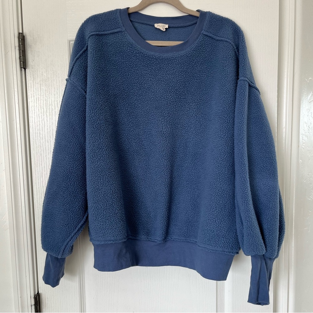 Anthropologie Pilcro Soft Blue Pullover, 1X